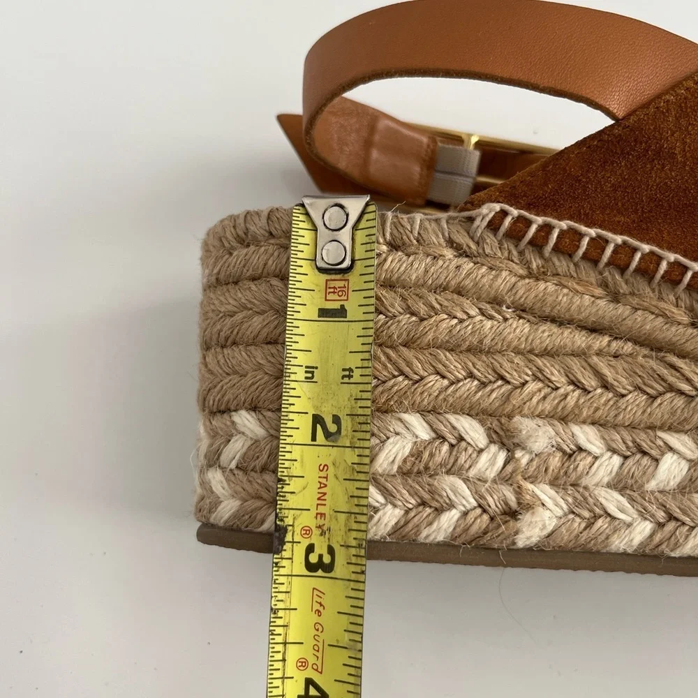 rag & bone Tan Suede Wedge Sandals